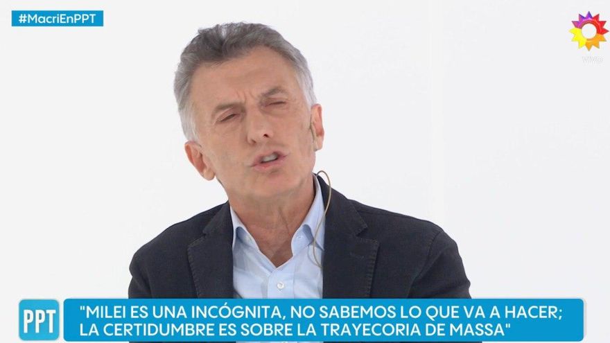 Mauricio Macri volvió a pedir el voto por Javier Milei a pesar de que es, según dijo, “una incógnita”
