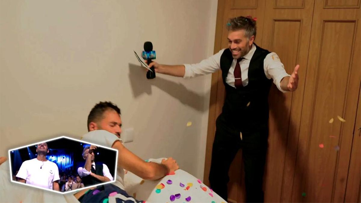 Dani Martínez se coló en casa de su hermano para darle un susto de madrugada por 'El gran show': "¿Qué es esto?"
