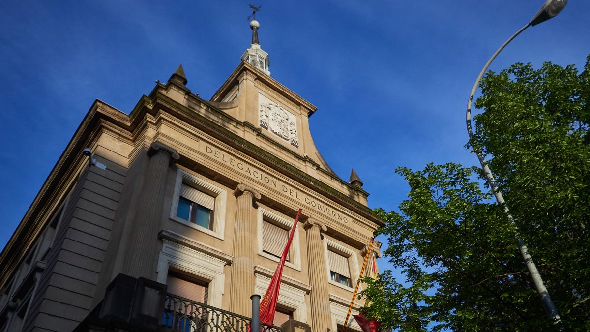 Fachada de la Delegación del Gobierno en Navarra