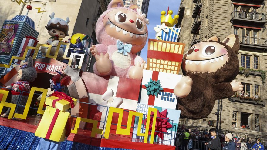 Los Labubus debutan en el desfile de Acción de Gracias de Nueva York