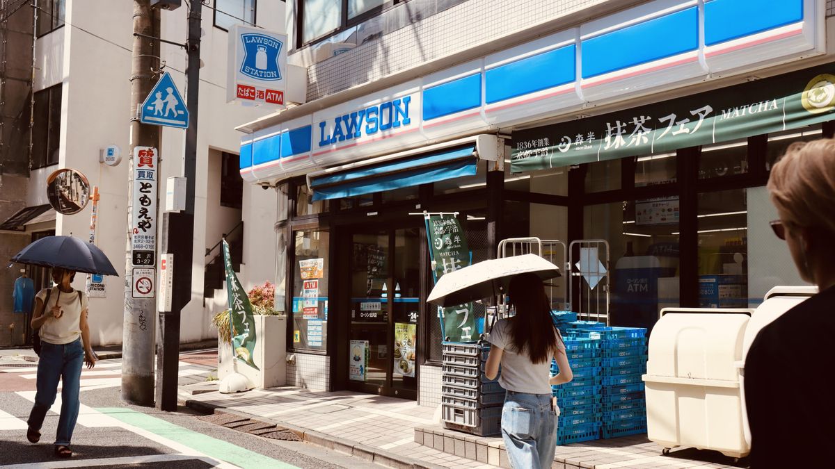 Una tienda de conveniencia Lawson.