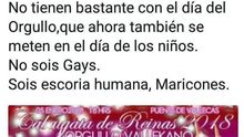Insultos y amenazas contra la carroza de la diversidad de Vallecas: "Sois escoria humana, maricones"