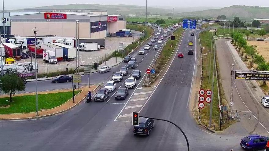 Cinco accidentes consecutivos en la autovía a su paso por Córdoba dejan varios heridos
