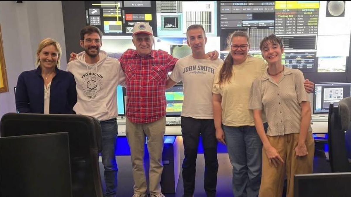 El Gran Wyoming  pasa una noche astronómica en el Grantecan
