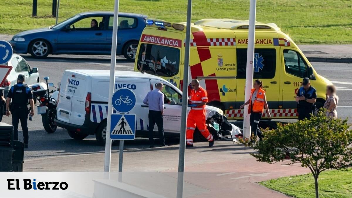 Un accidente en Ponferrada deja a un hombre de 70 años atendido tras ...