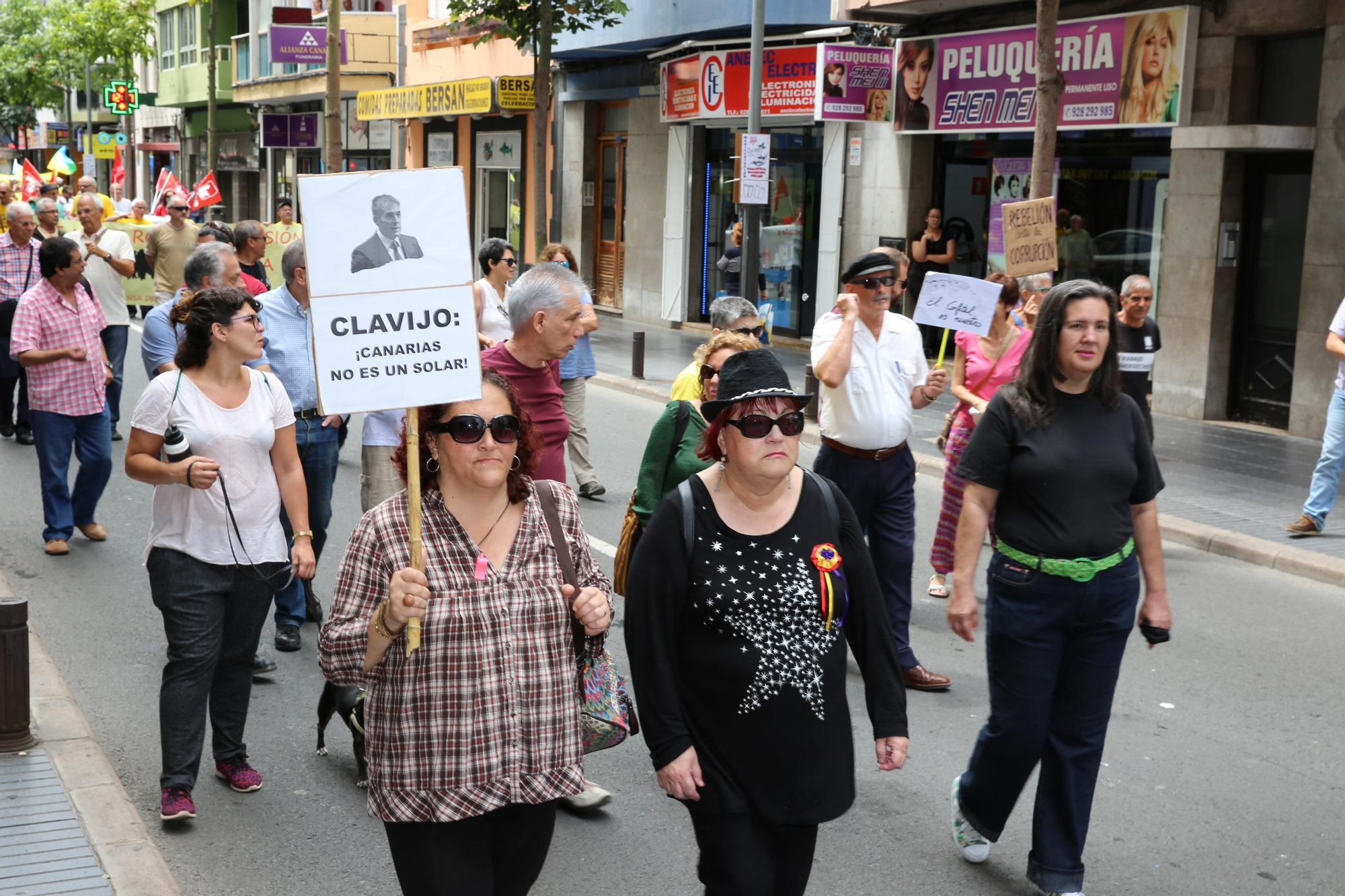 Marcha por la dignidad en Las Palmas de Gran Canaria. Alejandro Ramos.