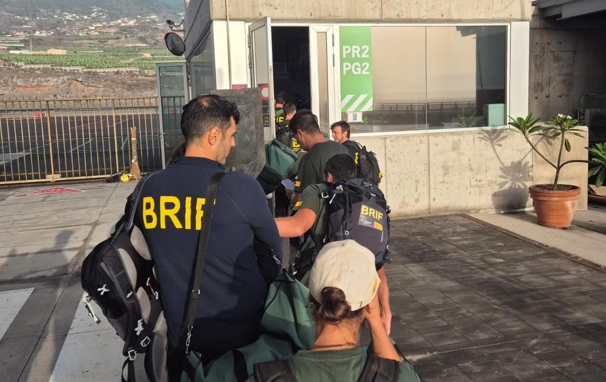 La BRIF de Puntagorda se desplaza a Galicia para ‘atacar’ los incendios forestales.