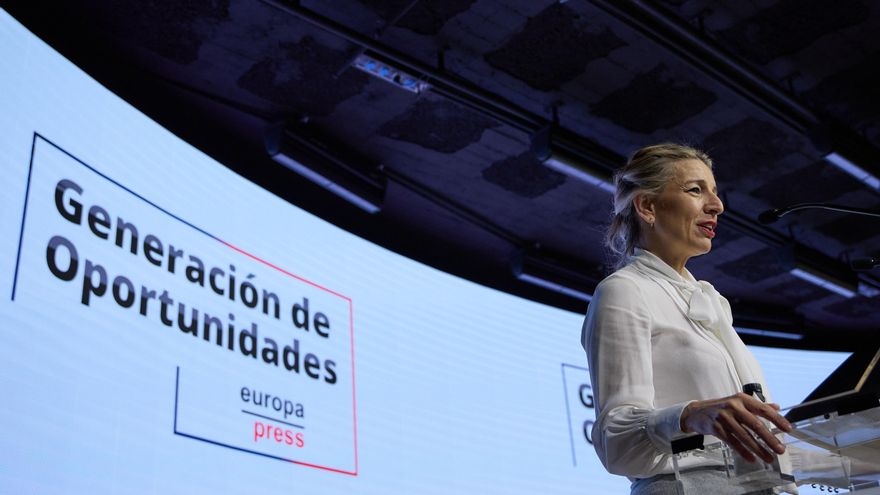 La vicepresidenta segunda y ministra de Trabajo y Economía Social, Yolanda Díaz.