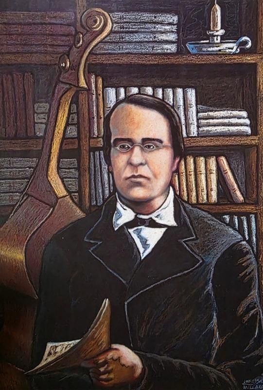 Agustín Millares Torres. Retrato de Jane Millares Sall.