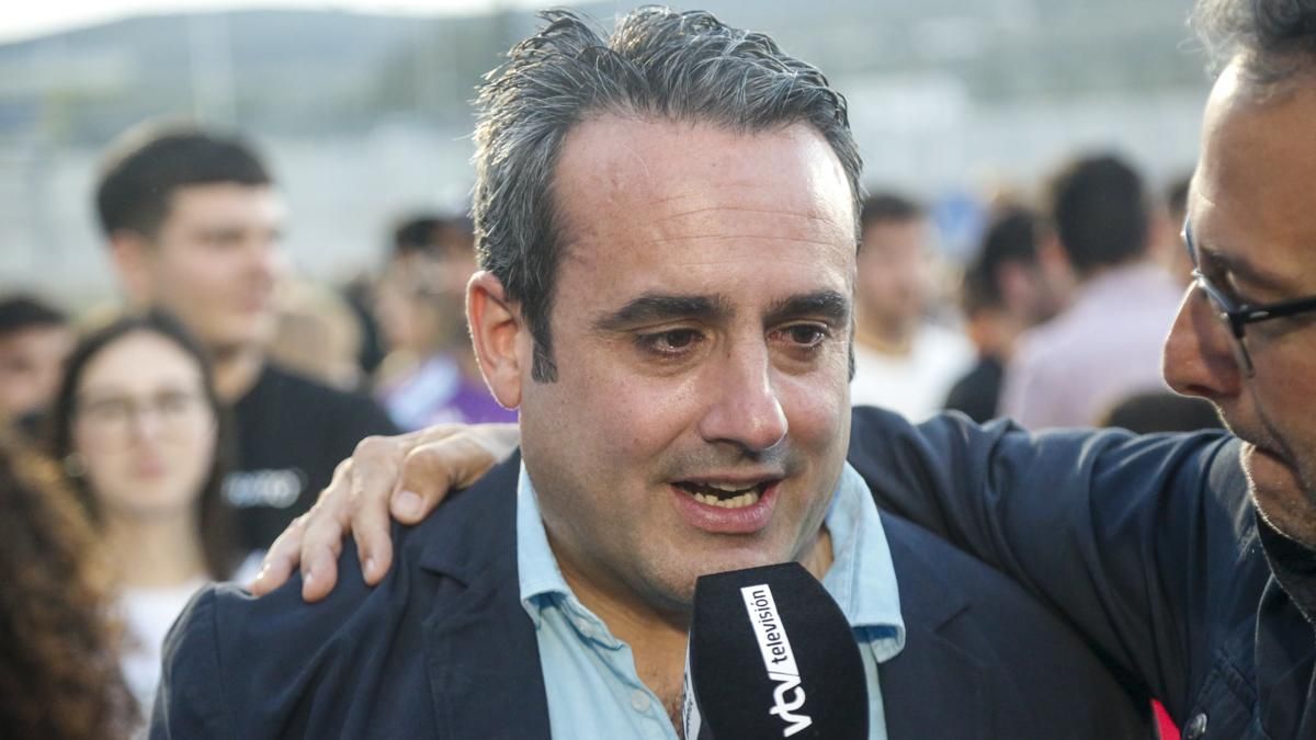 Celebración del ascenso del Ciudad de Lucena