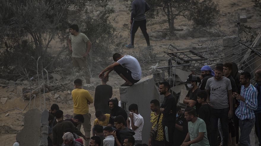 Destrucción en Gaza. EFE/EPA/HAITHAM IMAD