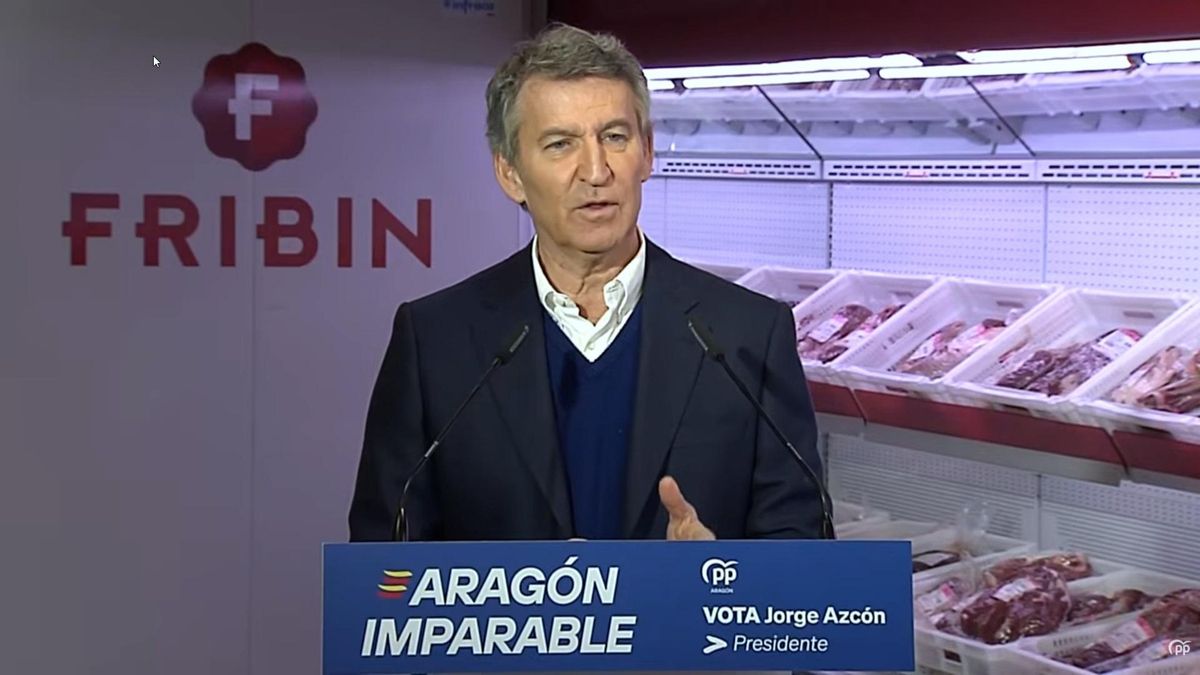 "Brifín, esta gran empresa": Feijóo visita la compañía Fribin y se equivoca de nombre ocho veces