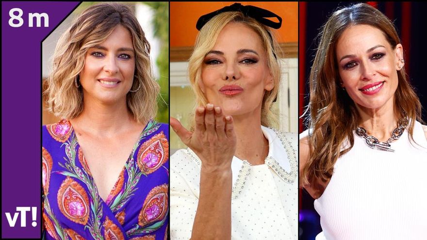 Mujeres presentadoras en los programas estrella, la asignatura pendiente que se agrava en la franja más vista de la TV