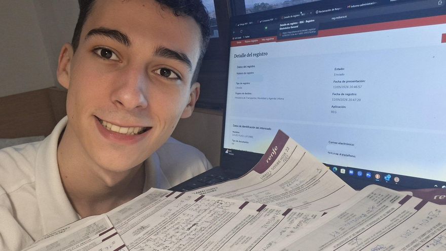 David Pujol, el estudiante que reclama más de 9.000 euros a Renfe por daños morales: “Me ha costado mucha ansiedad”