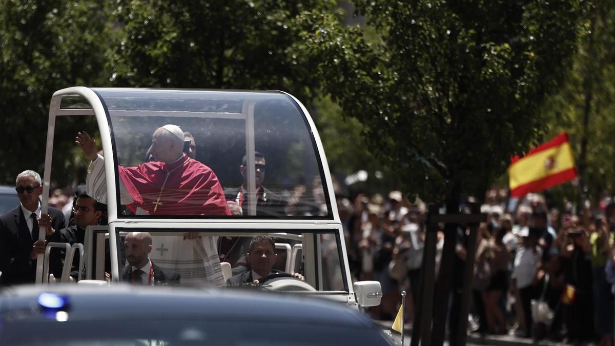 Dónde estará el Papa este lunes y cómo evitar los cortes de tráfico en Madrid durante su visita