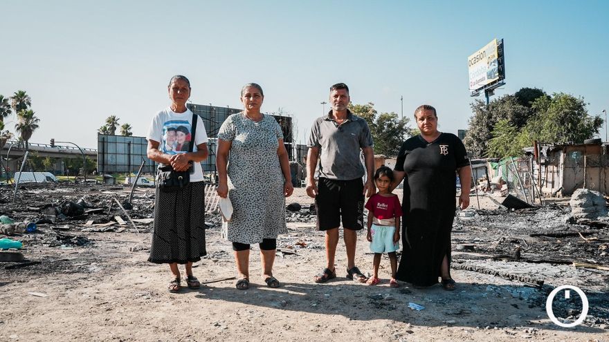 La vida entre cenizas una semana después del incendio en el asentamiento chabolista de Córdoba