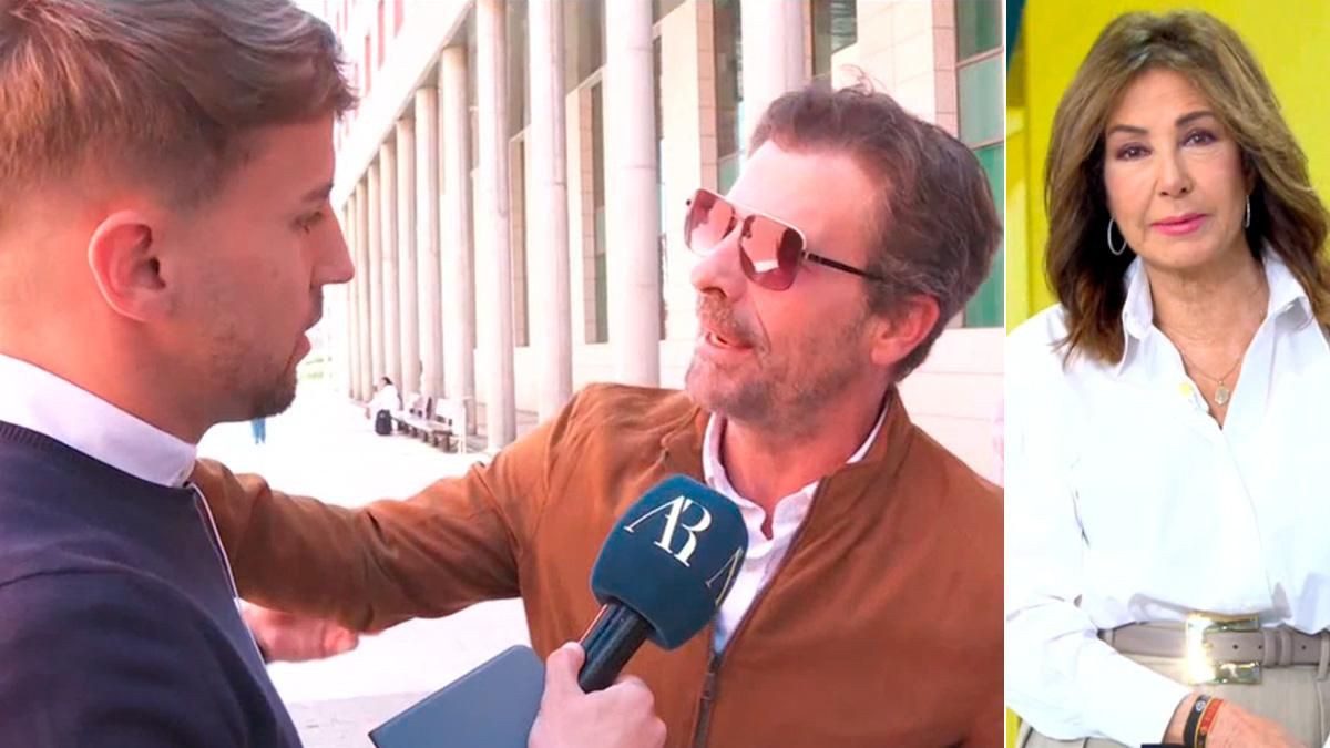Rodolfo Sancho abronca a un reportero de Telecinco y Ana Rosa responde: "Mi compañero no tiene que pedir disculpas"
