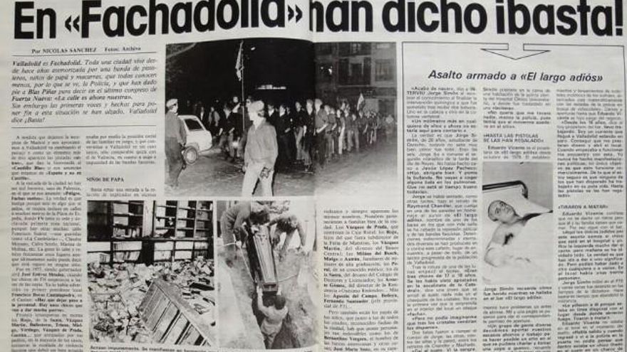 El artículo 'En Fachadolid han dicho basta', firmado por Nicolás Sánchez en la revista Interviú.