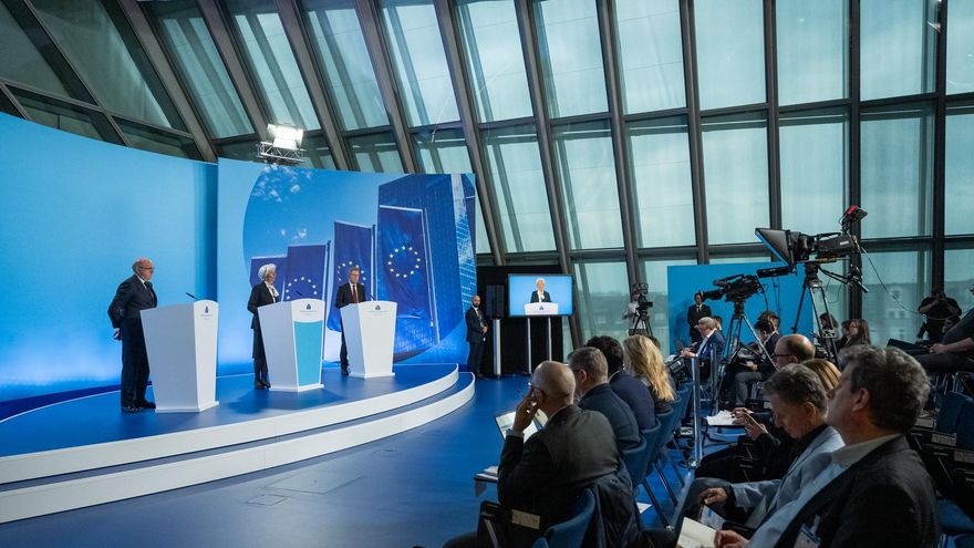 El BCE sigue en sus trece: deja los tipos de interés en el 4,5% y pospone un primer recorte a junio