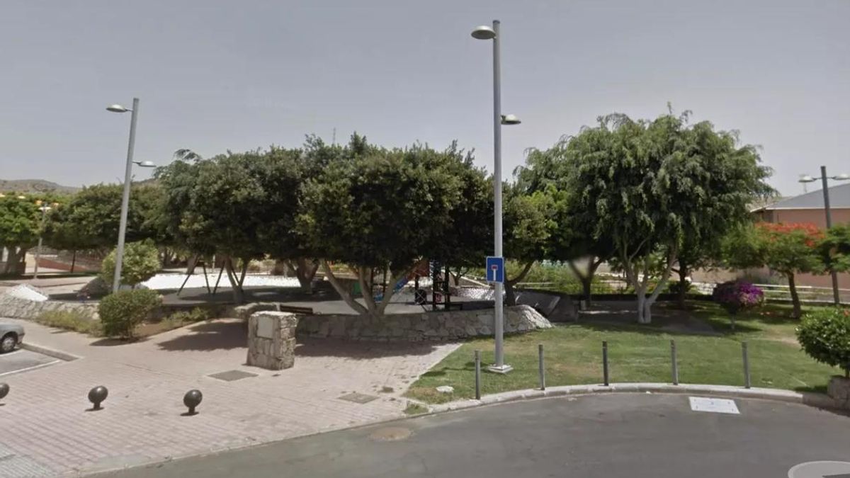 Plaza de Pino Seco, en Mogán.