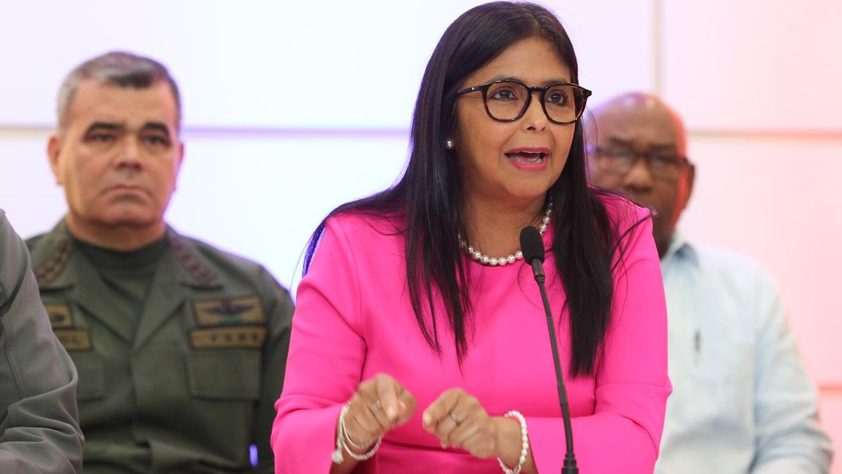 La vicepresidenta de Venezuela Delcy Rodríguez.