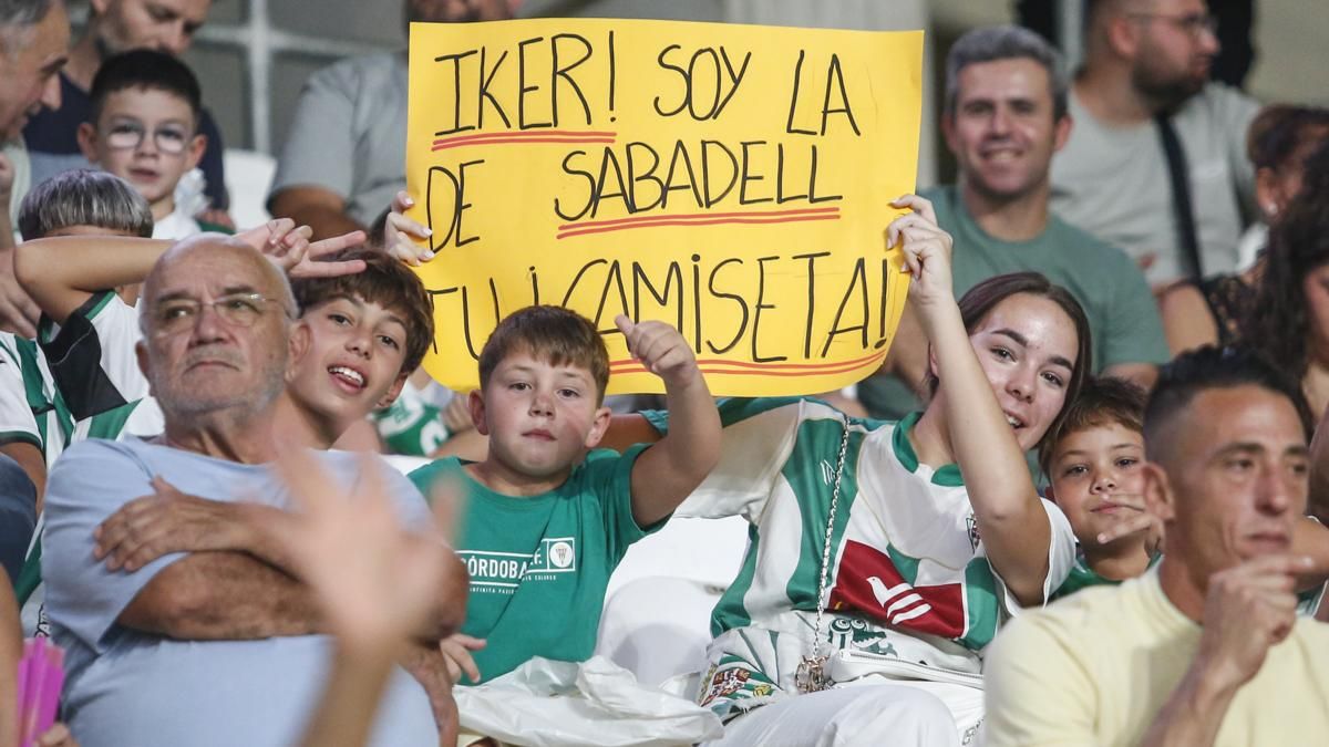 Grada Blanquiverde del Córdoba CF - UD Almería