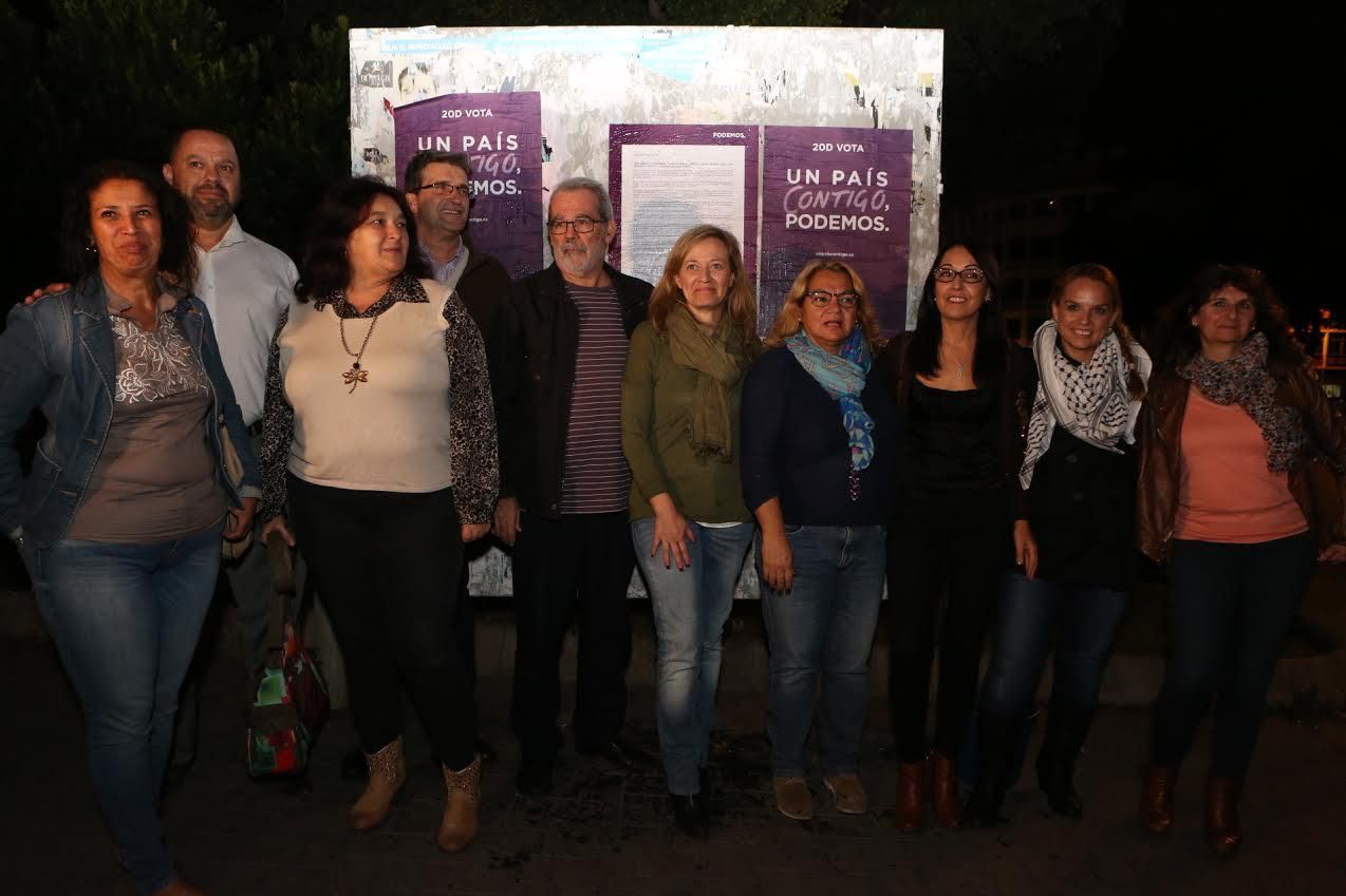 Acto de aranque de campaña de Podemos.