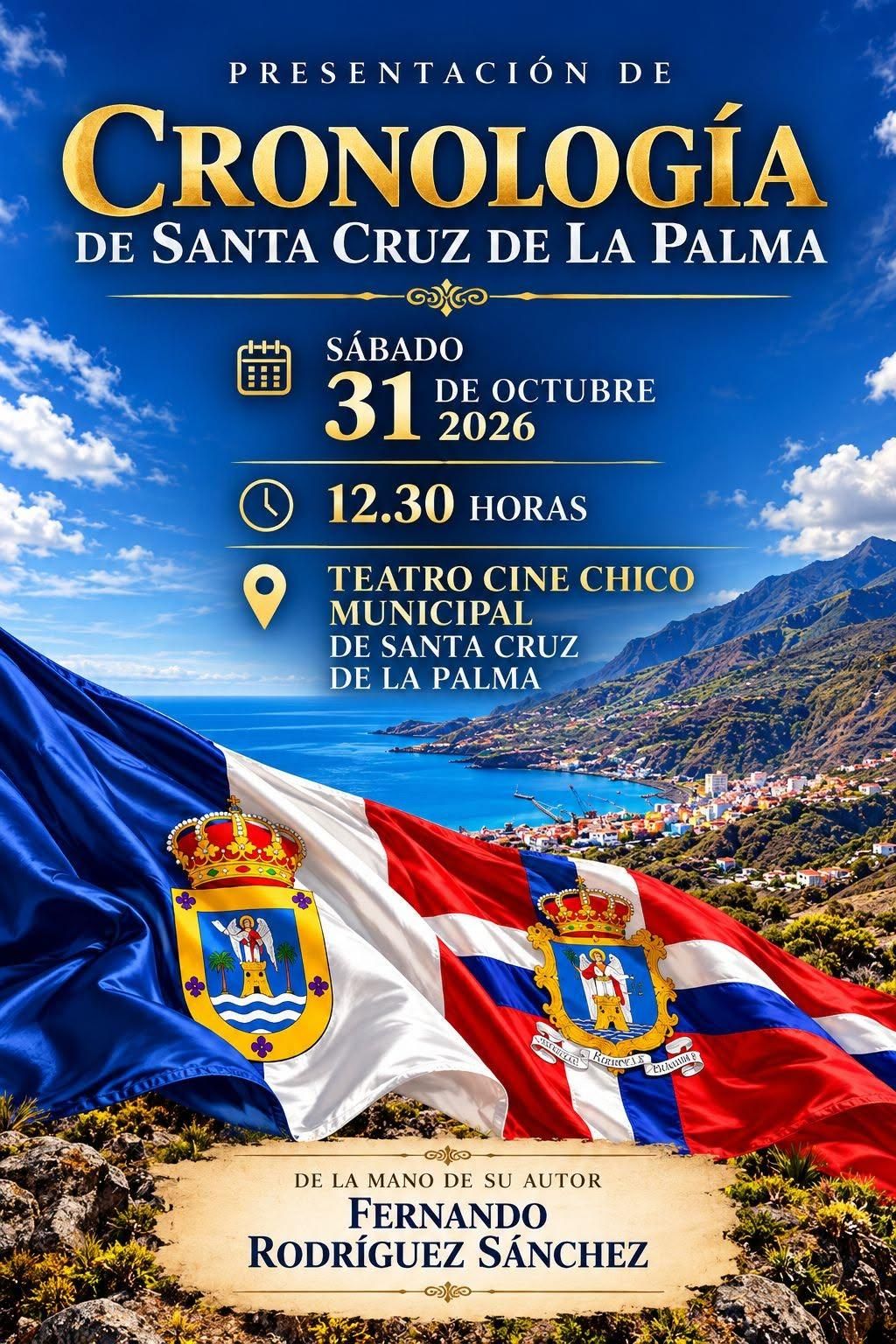 Cartel de la presentación.