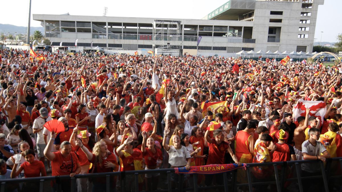 El ambiente de la afición española en el Córdoba Live, en imágenes