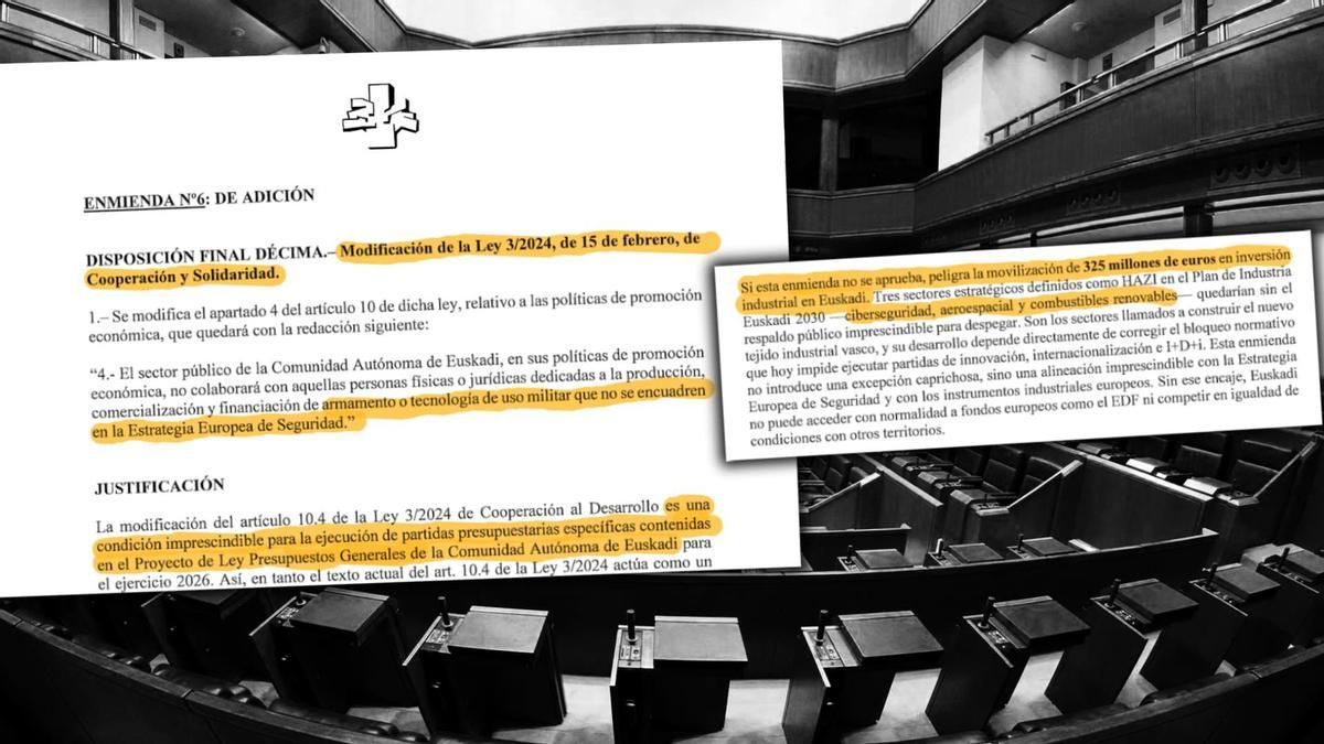 Denuncian que PNV y PSE-EE han salvado con "nocturnidad" 325 millones que pueden acabar destinados a uso militar