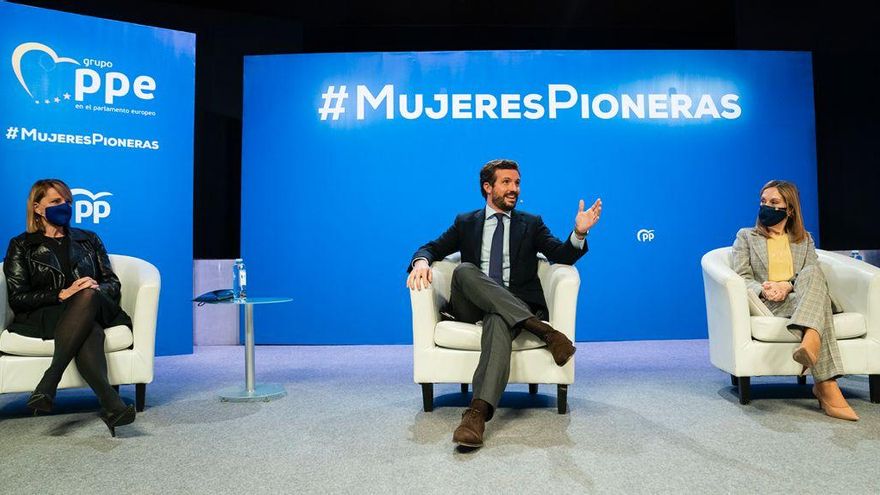 Casado reivindica el "feminismo liberal" el 8M y se pregunta "cuántas muertes se habrían evitado" sin las marchas de 2020