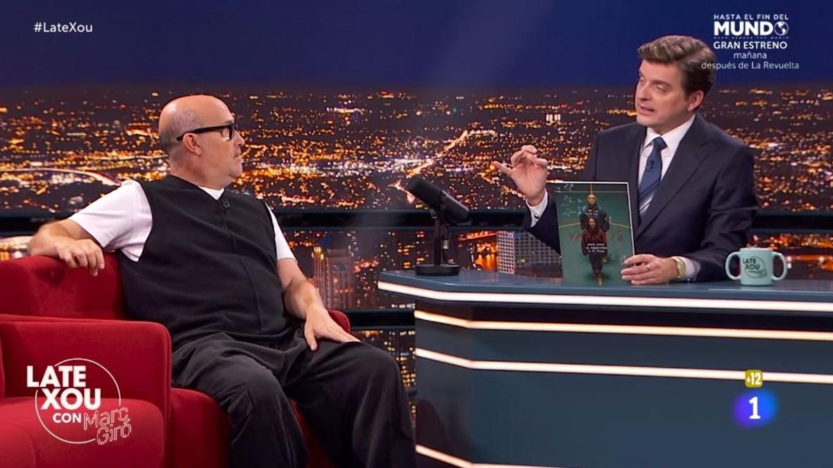 Marc Giró confesó a Javier Cámara en 'Late Xou' lo que pensó al ver su nueva serie: "¿Te puedo decir una cosa?"