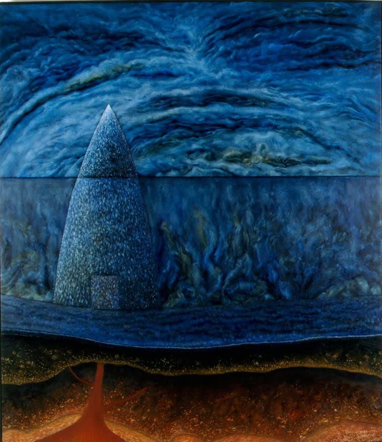 'La magnitud del tiempo'. Óleo sobre lienzo, 117 x 105 cm. Óscar Lorenzo, 1997.