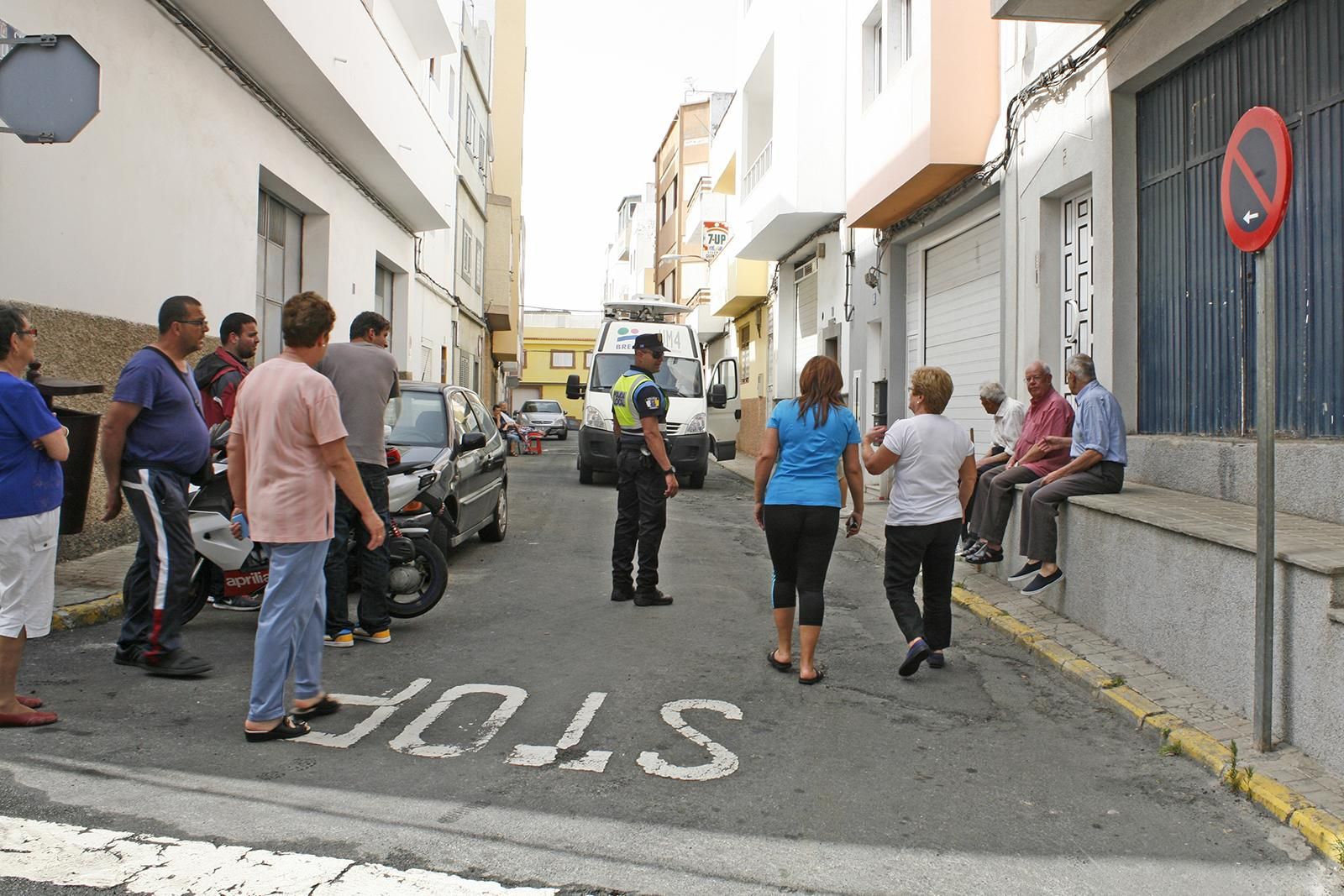 Calle de Almatriche donde ocurrió el suceso (ALEJANDRO RAMOS)