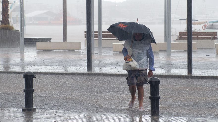 Inundaciones en Ibiza provocadas por el temporal