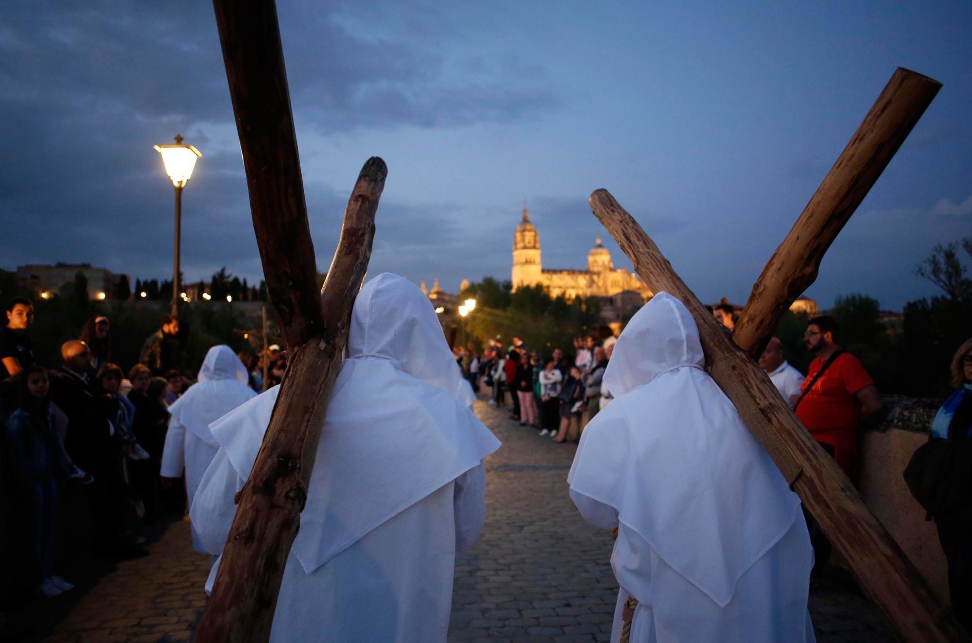 Una procesión en la capital salmantina.