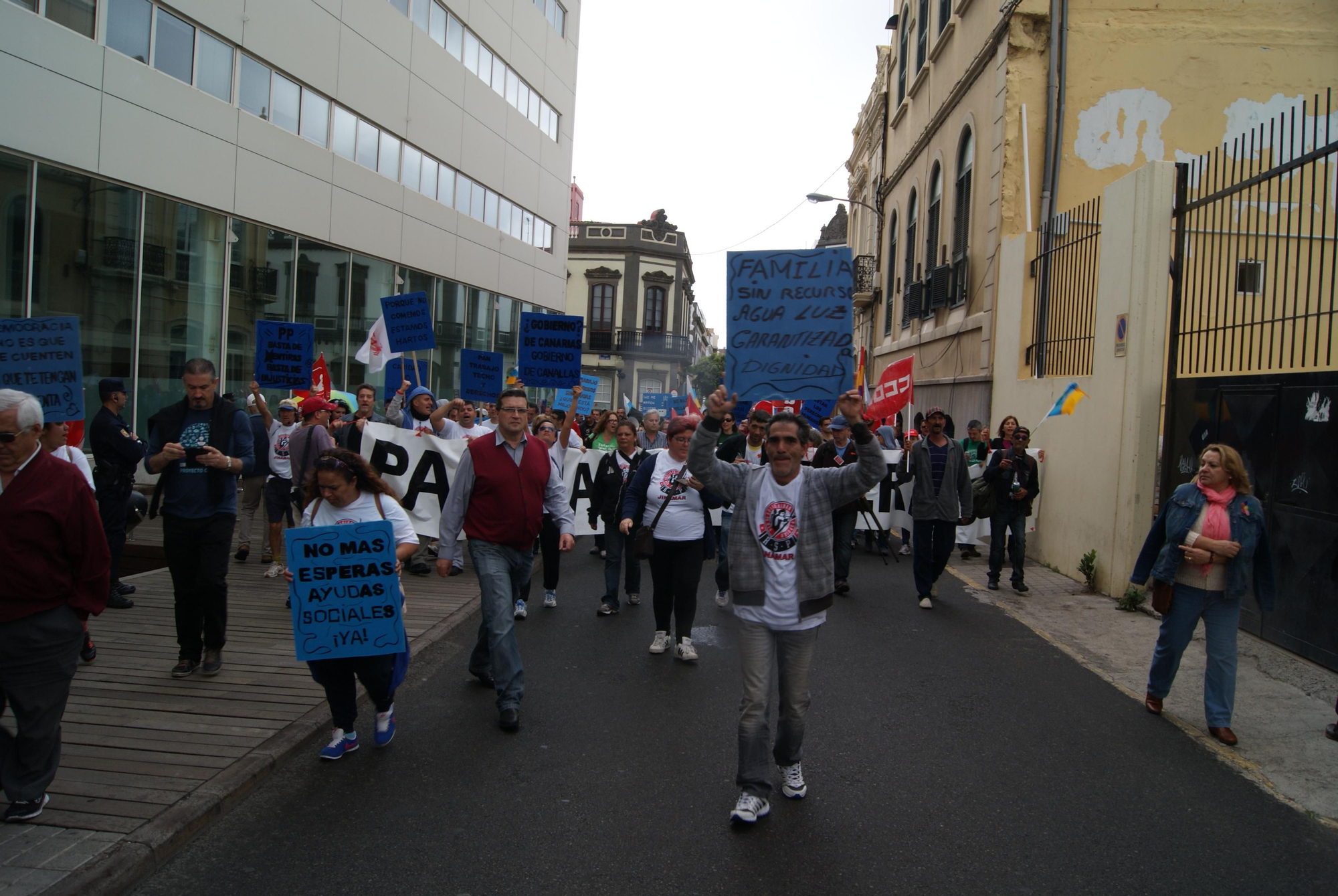 Marchas por la dignidad en Las Palmas de Gran Canaria. Thalía Rodríguez.