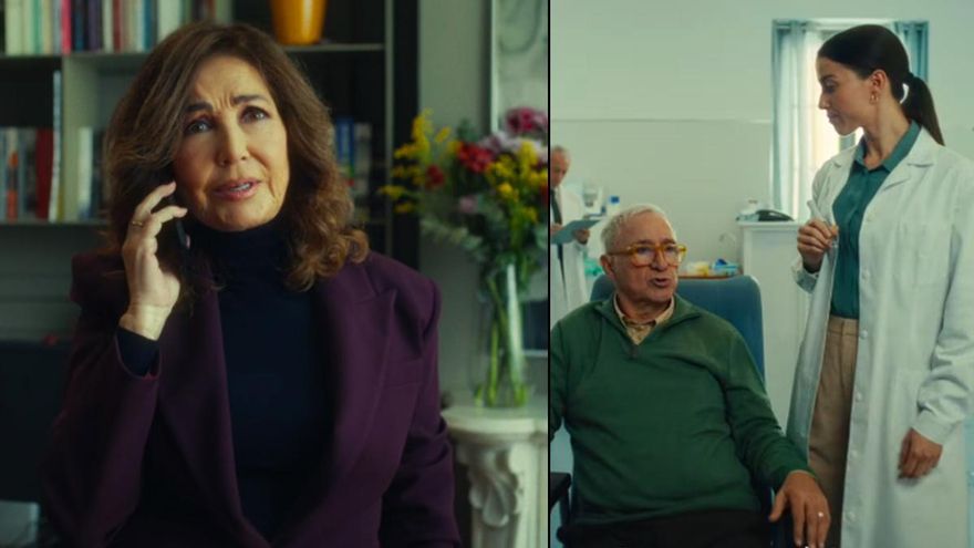 Ana Rosa Quintana y Xavier Sardà, dos de los protagonistas del anuncio de Campofrío