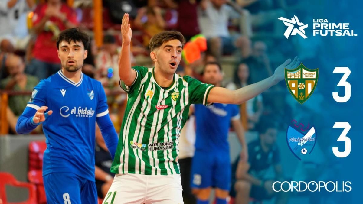 Marcador Córdoba Futsal 3-3 Manzanares FS