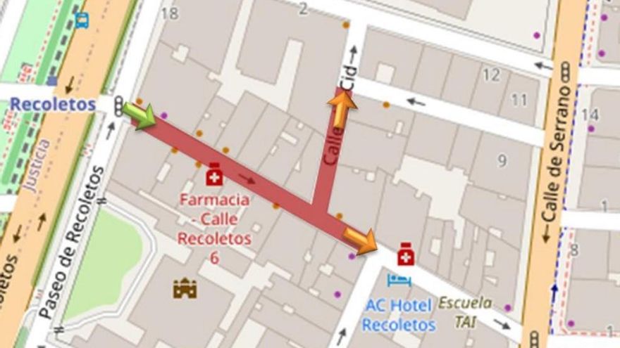 Almeida peatonaliza dos calles del barrio de Salamanca