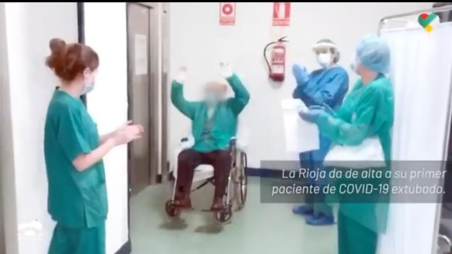 El primer extubado de La Rioja ya ha recibido el alta