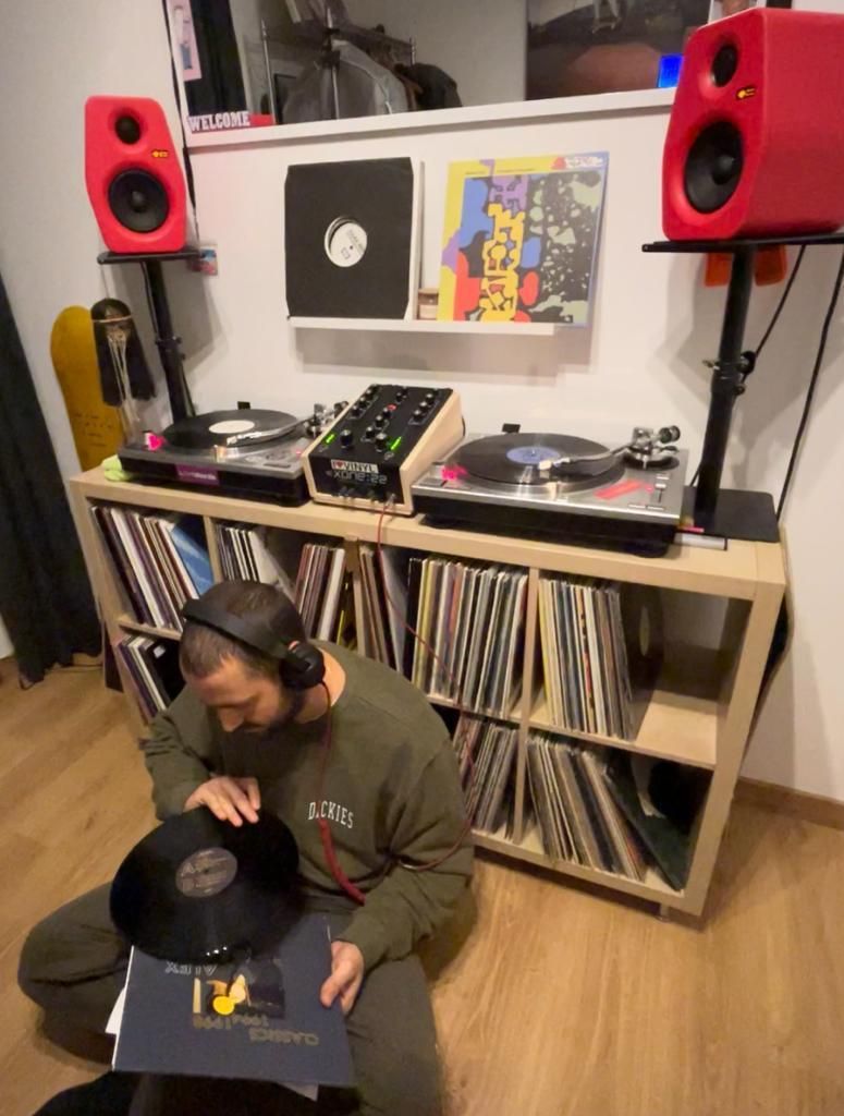 Talin Rubio en su casa de Córdoba.