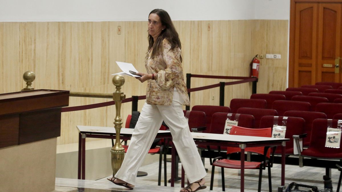 Paula Badanelli en su último Pleno en el Ayuntamiento