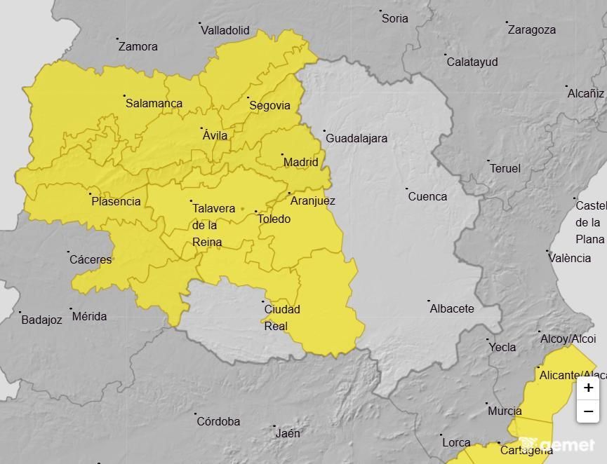 Pronóstico meteorológico para la tarde del jueves 23 de abril