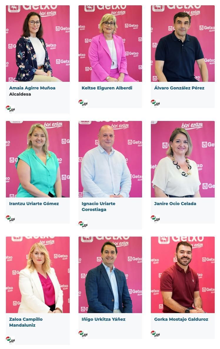 Grupo del PNV en Getxo