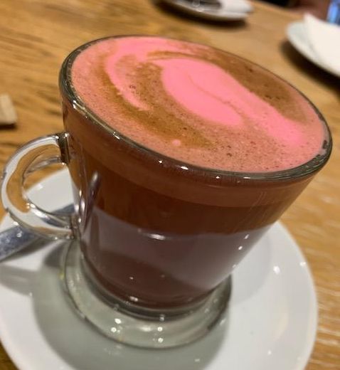 Remolacha, Cacao, Café y Latte