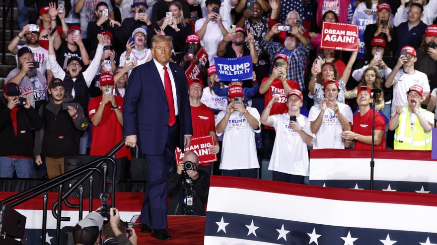 El candidato republicano a la Casa Blanca, el expresidente Donald Trump. EFE/EPA/CJ GUNTHER