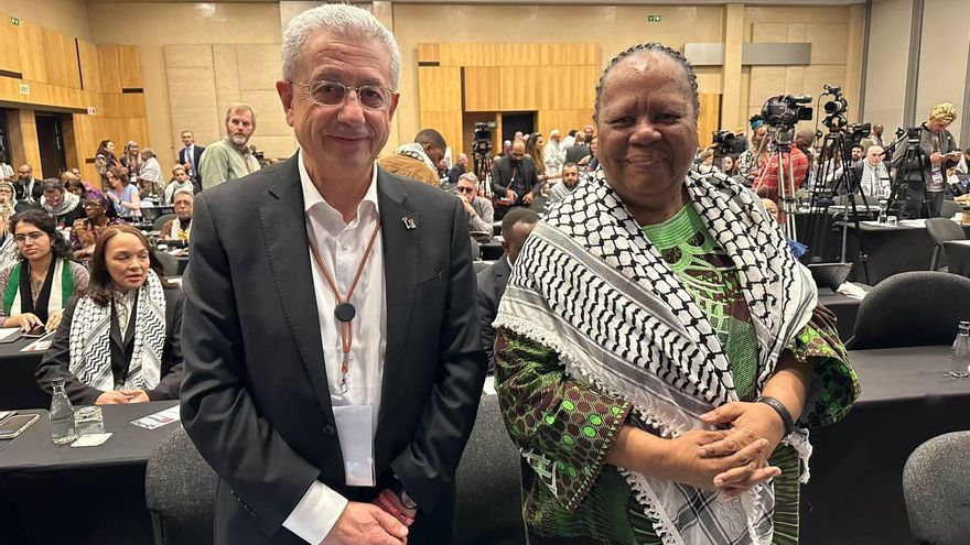 Mustafa Barghouti, político palestino: "Sin sanciones y embargo de armas no se podrán detener las atrocidades de Israel"