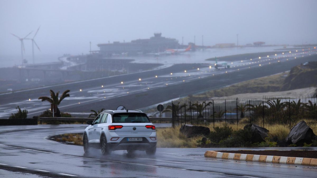 Lluvias persistentes en islas montañosas y rachas muy fuertes este sábado en Canarias