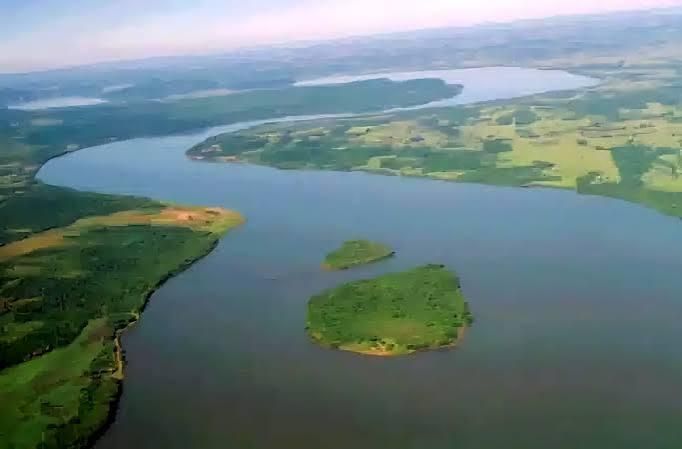 La isla Pindo-í, en el río Paraná, es el lugar elegido por la comisión binacional (Argentina y Paraguay) para construir la hidroeléctrica Corpus Christi. Foto: cortesía Misiones en Línea
